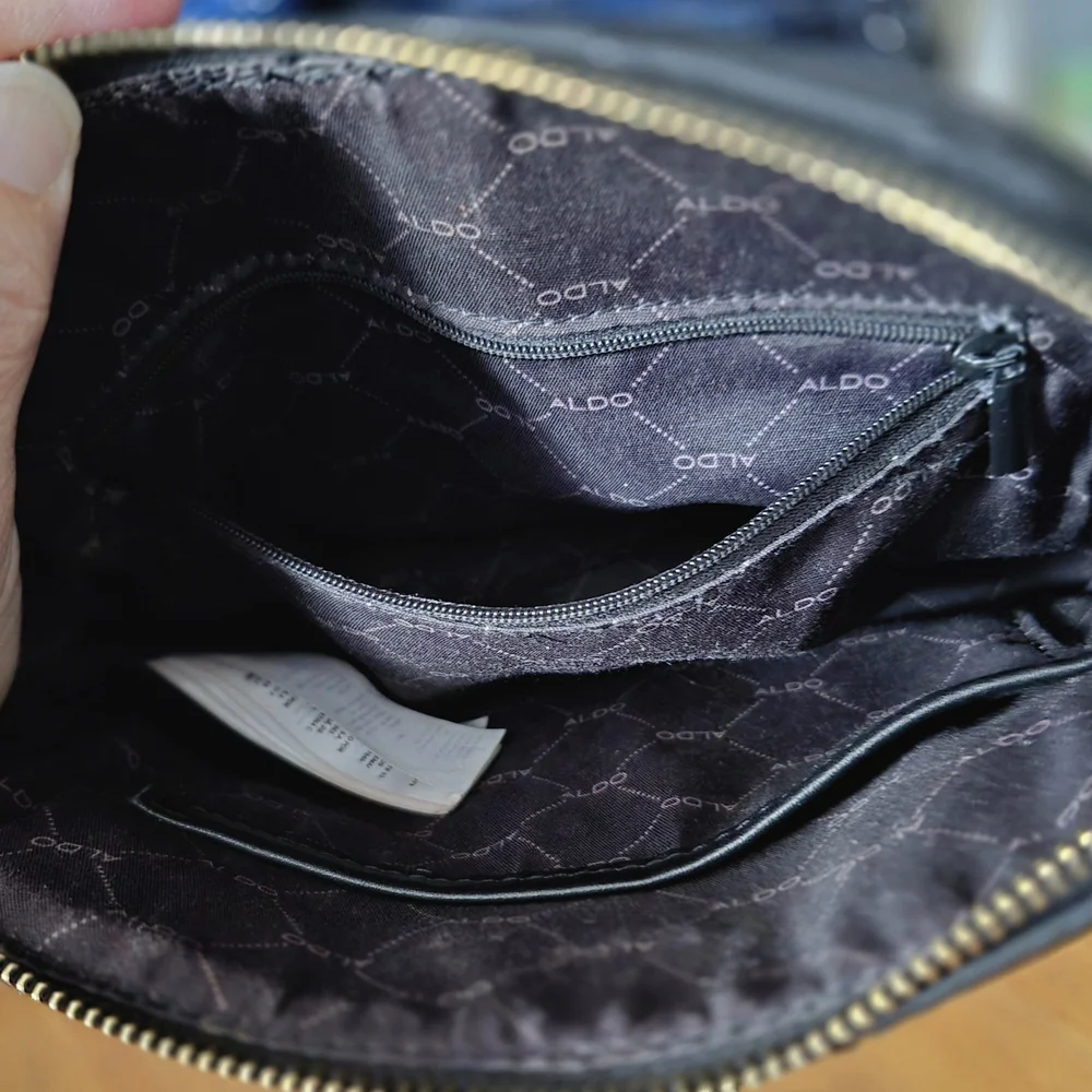 Aldo Black Quilted Women's Bag